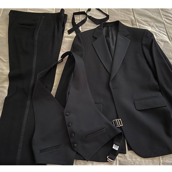 AT Harris Vintage Men's Tuxedo Black - Picture 1 of 16